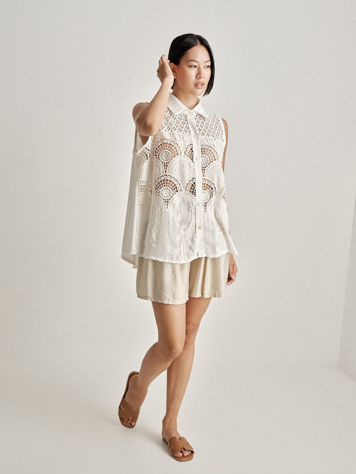 Short arricciato riva d’or