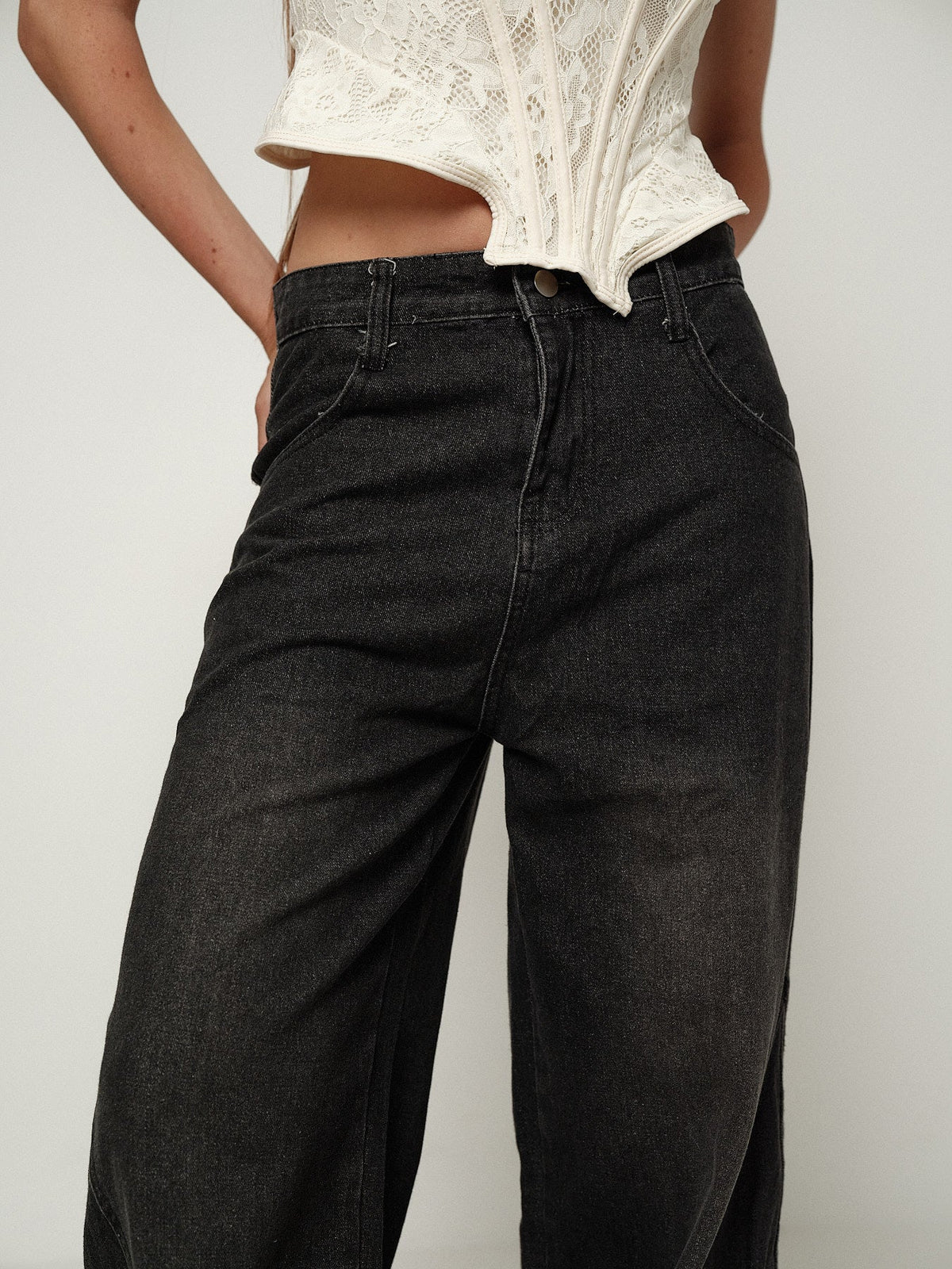 Denim baggy draft