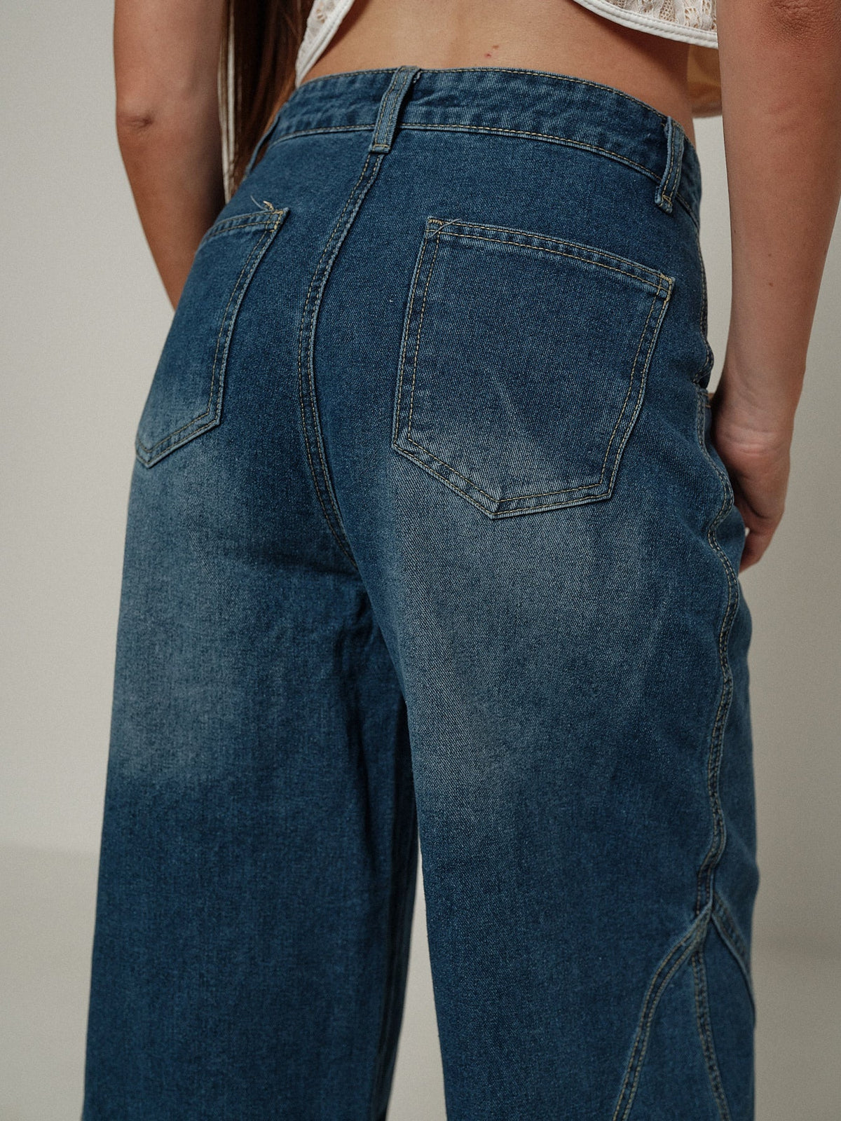 Denim baggy draft